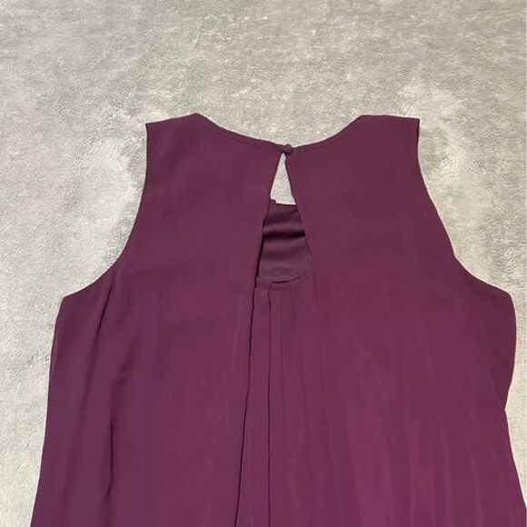 Plus Size Women’s Plum Purple W/ Rhinestone Detailed Dress - Picture 5 of 7